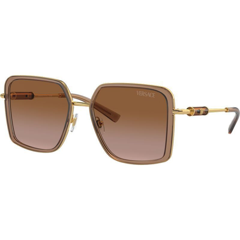 VE2261, Brown Transparent/Brown Gradient Lenses