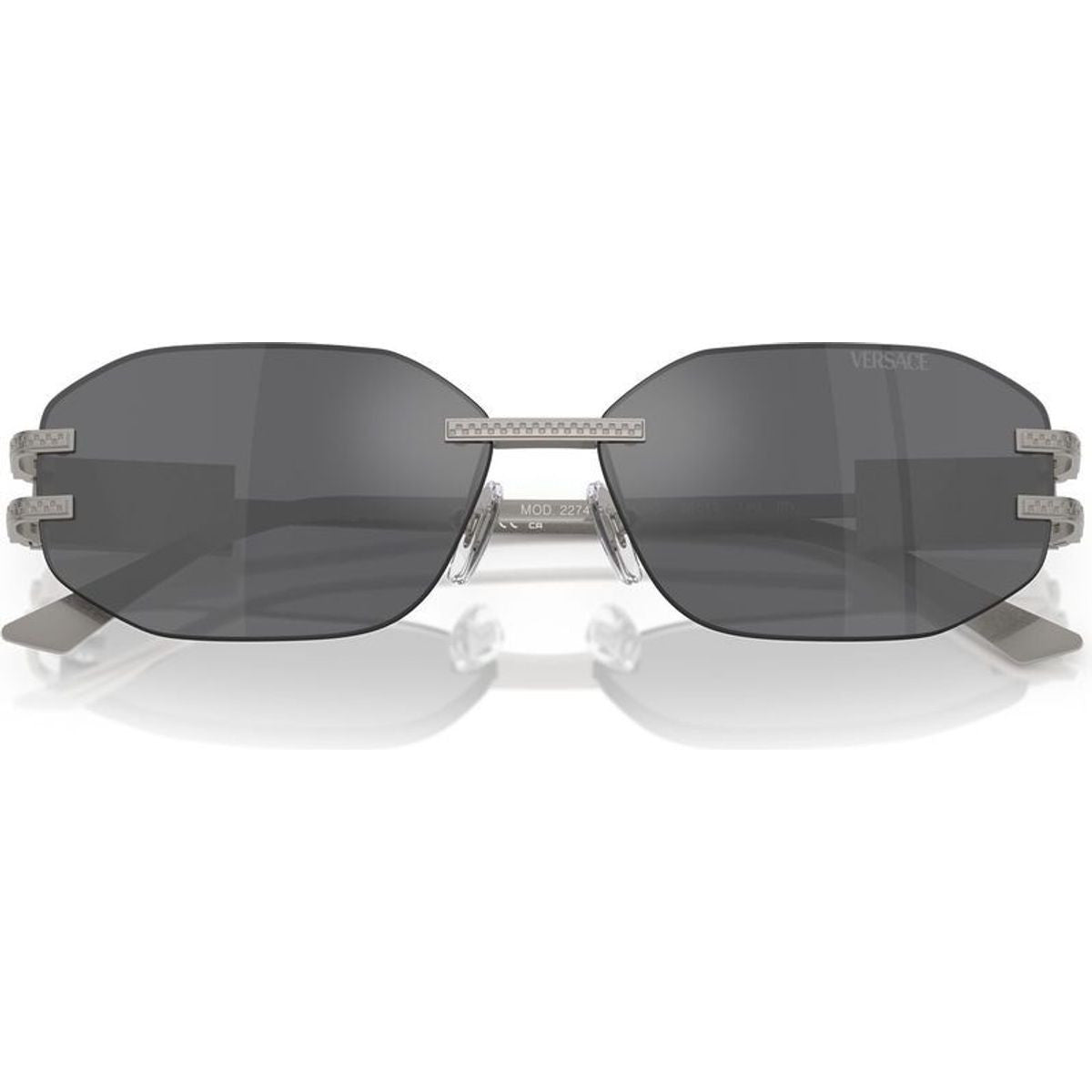 VE2274, Gunmetal/Grey Silver Mirror Lenses