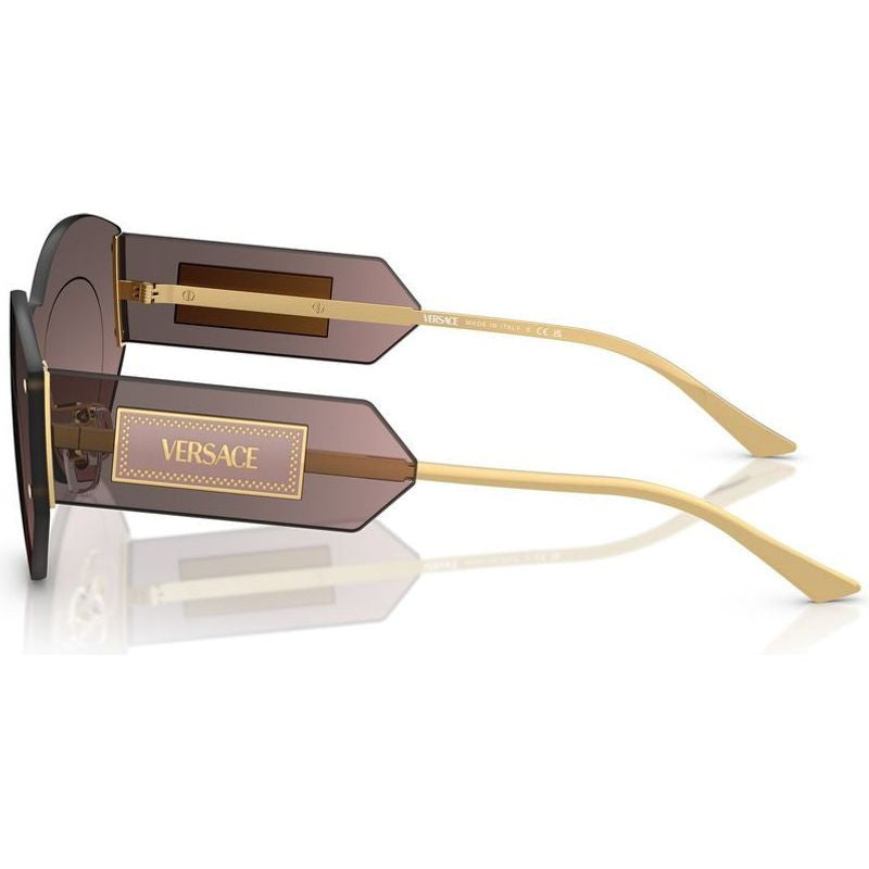 VE2276, Gold/Pink Grey Silver Flash Gradient Lenses