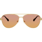 VE2283, Gold/Dark Pink Orange Gradient Lenses