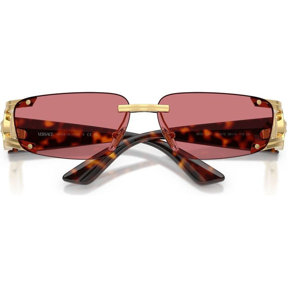 VE2291, Gold/Red Hiper 8 Lenses