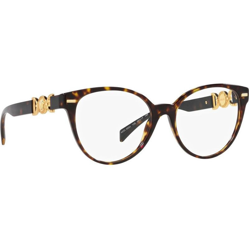 VE3334, Havana/Clear Lenses