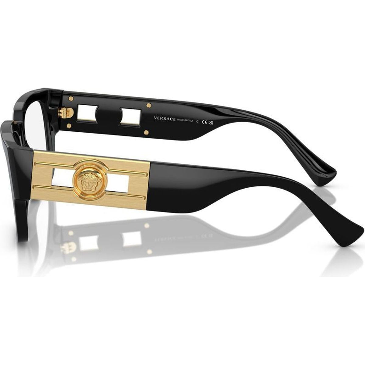 VE3350, Black/Clear Lenses 55 Eye Size