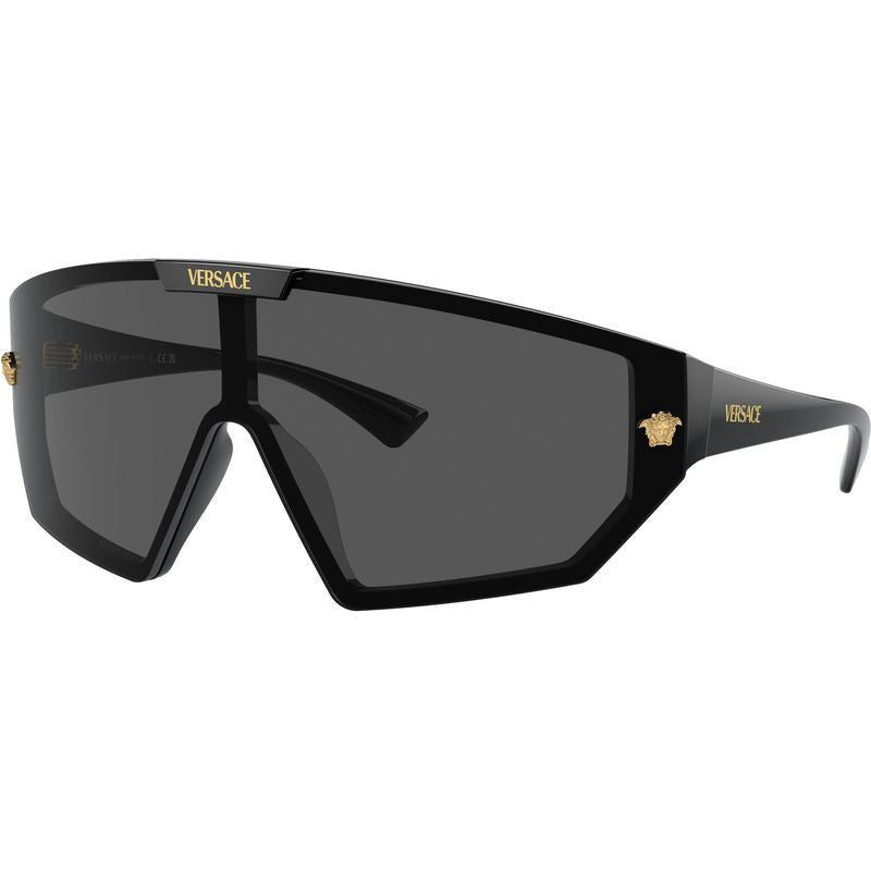 VE4461, Black/Dark Grey and Gold Mirror Lenses