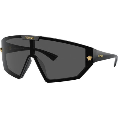 VE4461, Black/Dark Grey and Gold Mirror Lenses