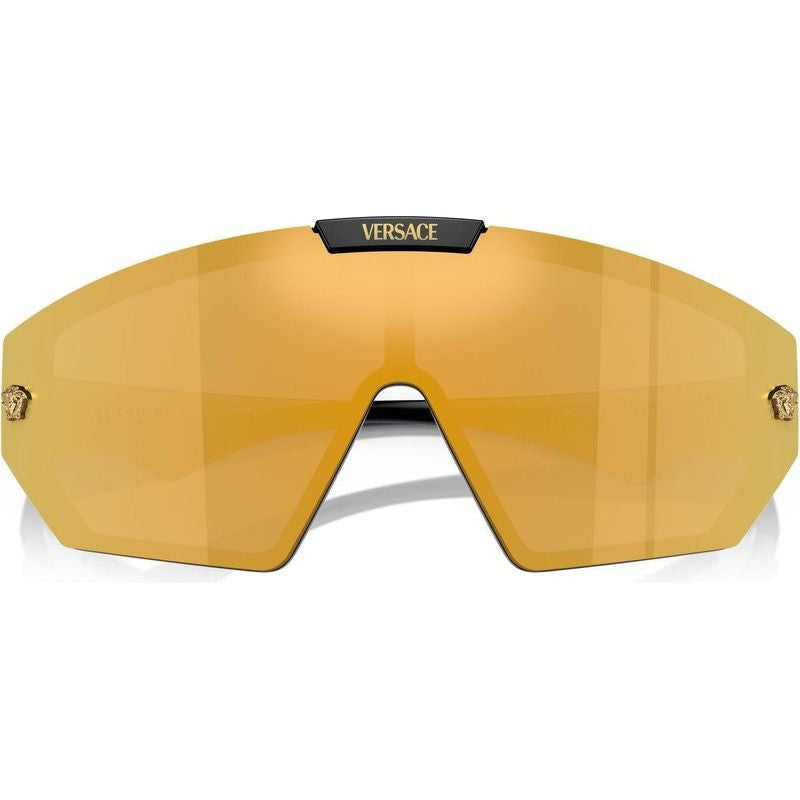 VE4461, Black/Dark Grey and Gold Mirror Lenses