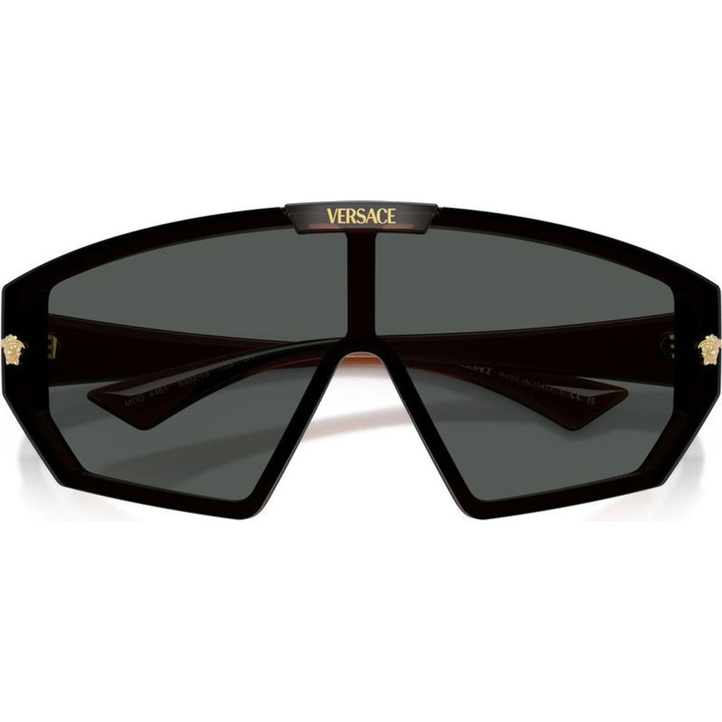 VE4461, Transparent Brown/Brown Gradient and Black Lenses