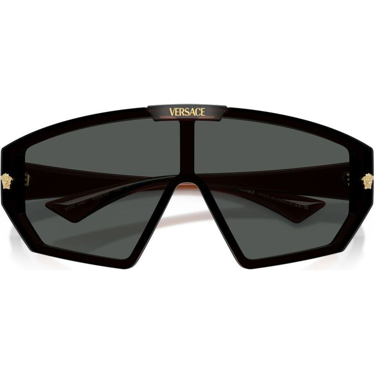 VE4461, Transparent Brown/Brown Gradient and Black Lenses