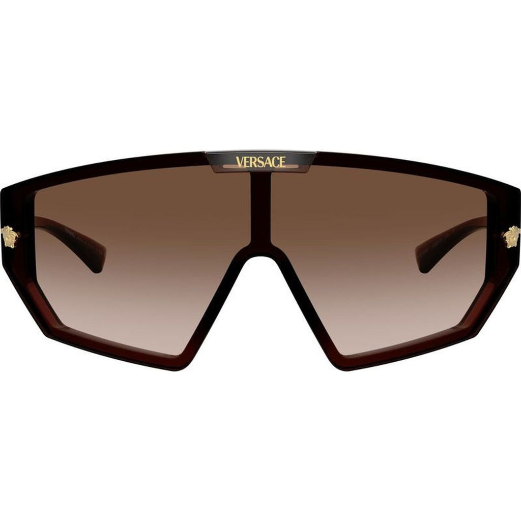 VE4461, Transparent Brown/Brown Gradient and Black Lenses