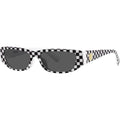 VK4002U, White Black Chess/Dark Grey Lenses