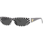 VK4002U, White Black Chess/Dark Grey Lenses