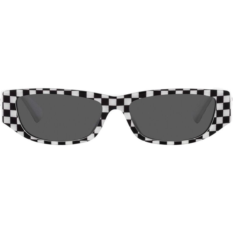 VK4002U, White Black Chess/Dark Grey Lenses