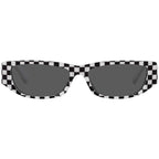 VK4002U, White Black Chess/Dark Grey Lenses