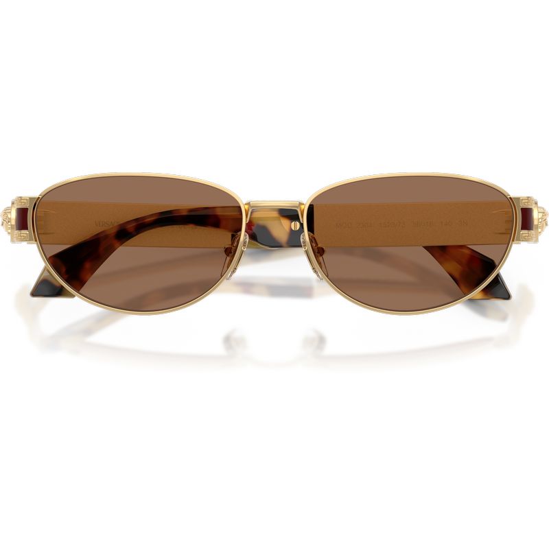 Versace VE2304 Gold Dark Brown Front2