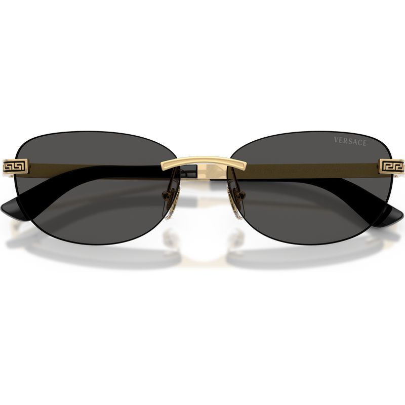 Versace VE2307 Gold Versace Dark Grey Front2