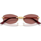 Versace VE2308D Gold Versace Dark Violet Front2