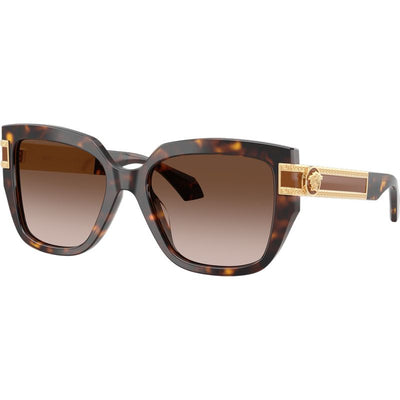 Versace VE4517U Dark Havana Brown Gradient Angle