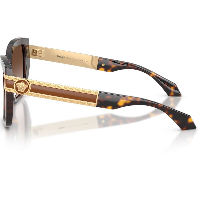 Versace VE4517U Dark Havana Brown Gradient Side