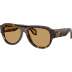 Versace VE4518U Dark Havana Brown Angle