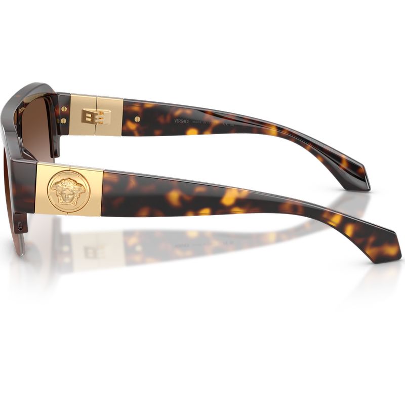 Versace VE4525U Dark Havana Brown Gradient Side