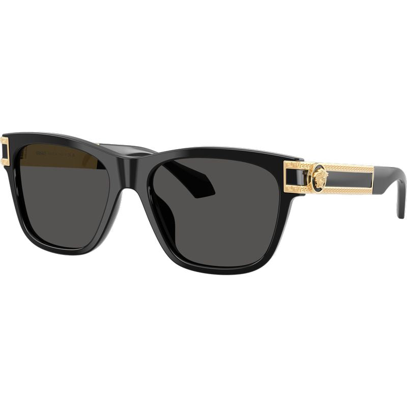 Versace VE4527U Black Dark Grey Angle