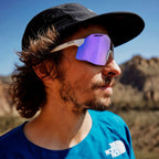 Vert PivLock, White/ChromaPop Violet Mirror Lenses
