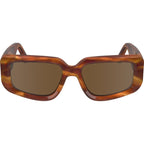 VB670S, Striped Blonde Havana/Brown Lenses
