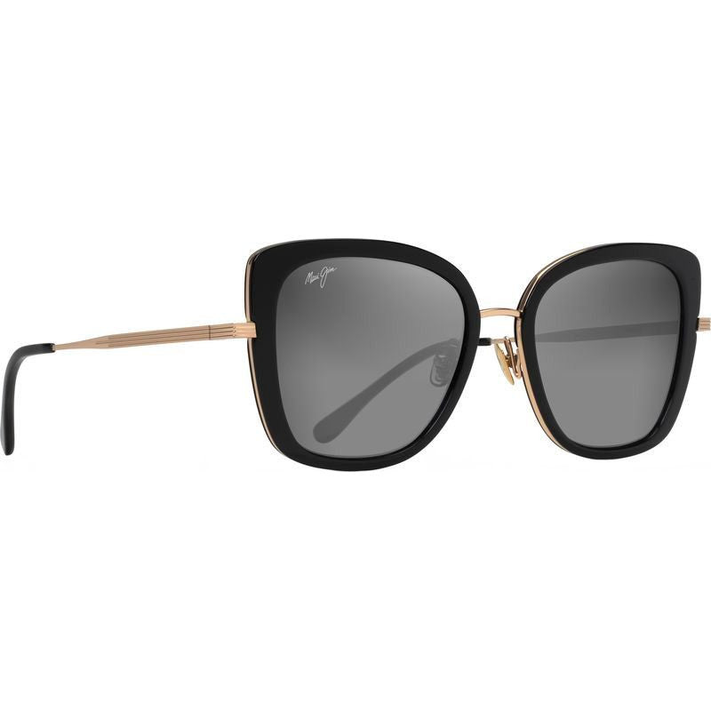Violet Lake, Black and Gold/Neutral Grey Polarised Lenses