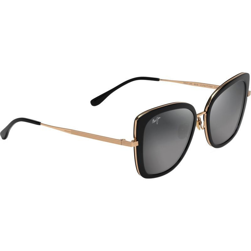 Violet Lake, Black and Gold/Neutral Grey Polarised Lenses