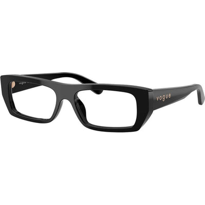 VO5660U, Black/Clear Lenses 51 Eye Size