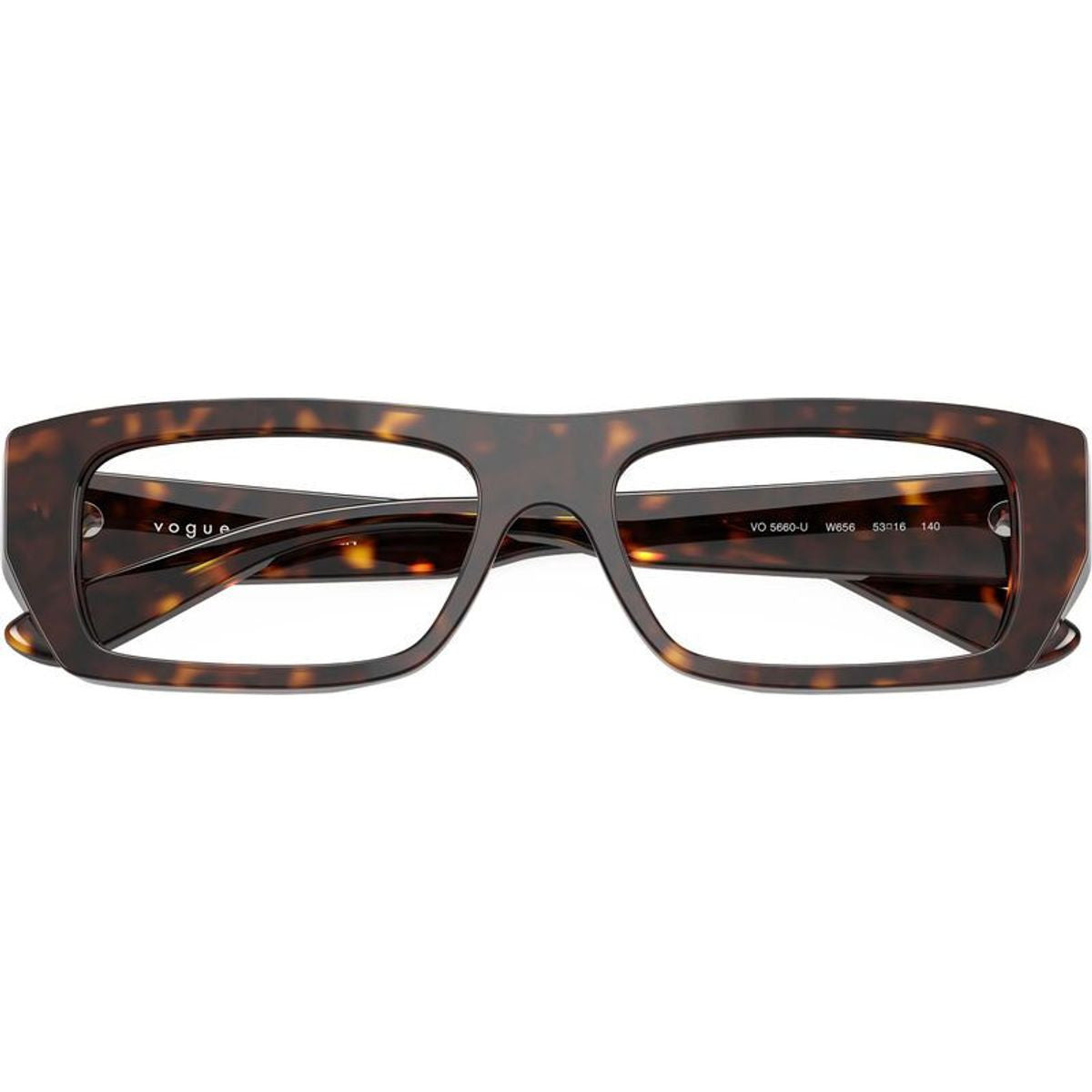VO5660U, Dark Havana/Clear Lenses 51 Eye Size
