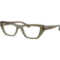 VO5701U, Transparent Olive Green/Clear Lenses 53 Eye Size