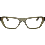 VO5701U, Transparent Olive Green/Clear Lenses 53 Eye Size