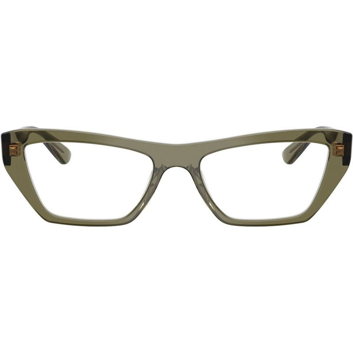 VO5701U, Transparent Olive Green/Clear Lenses 53 Eye Size