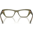 VO5701U, Transparent Olive Green/Clear Lenses 53 Eye Size