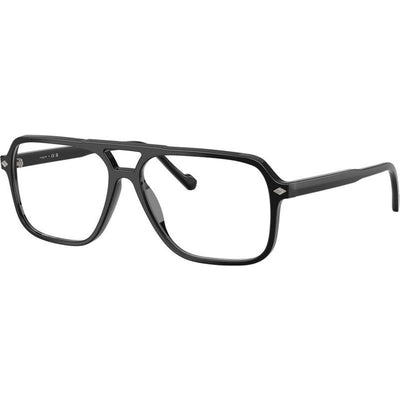 VO5709, Black/Clear Lenses 57 Eye Size