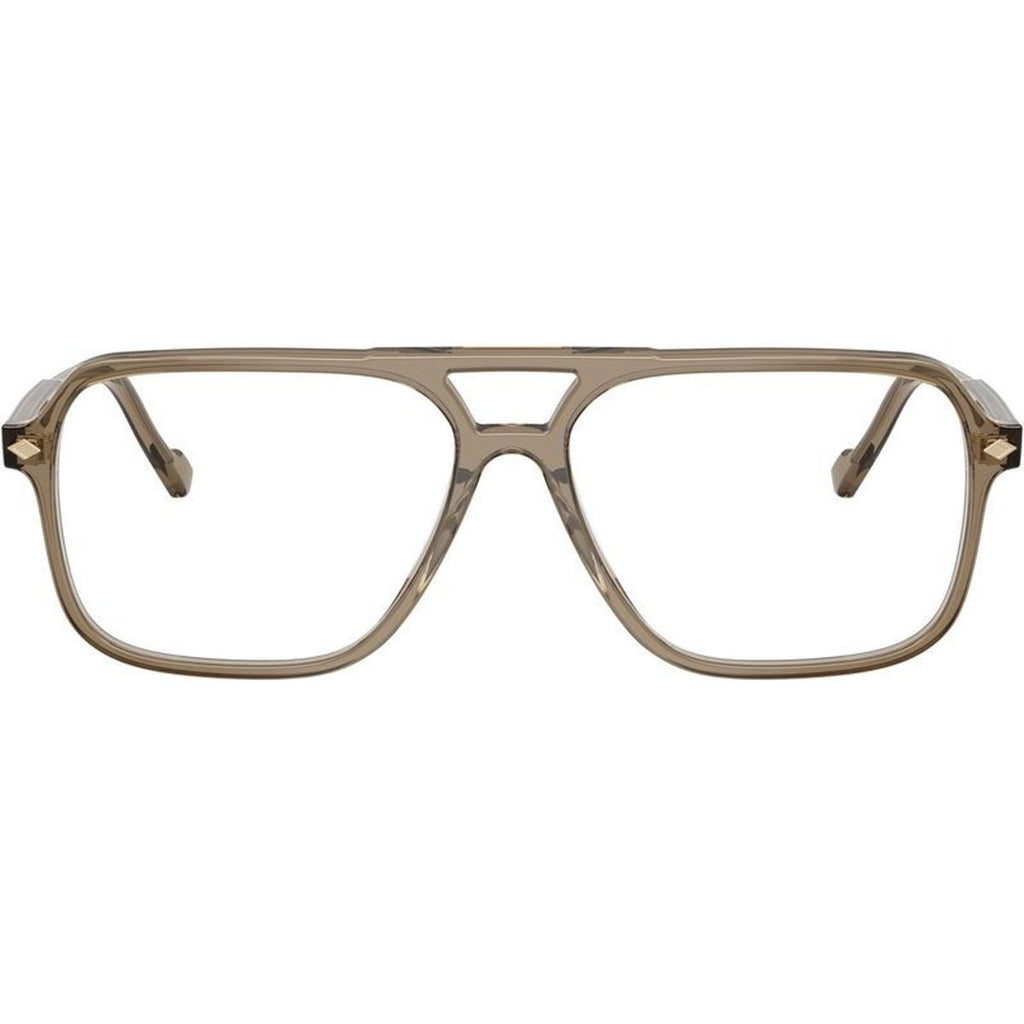 VO5709, Transparent Brown Heart/Clear Lenses 57 Eye Size