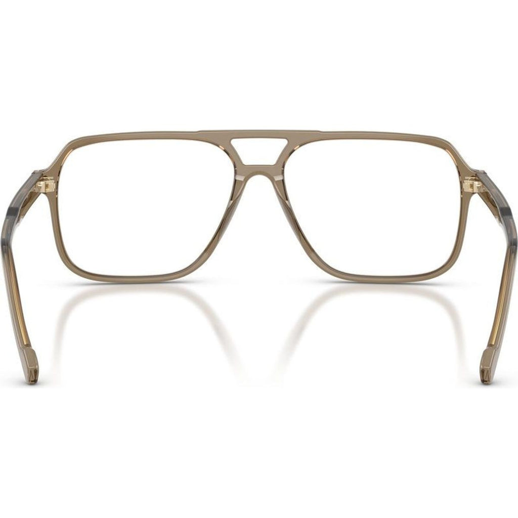 VO5709, Transparent Brown Heart/Clear Lenses 57 Eye Size