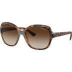 VO2871S, Striped Dark Havana/Brown Gradient Lenses