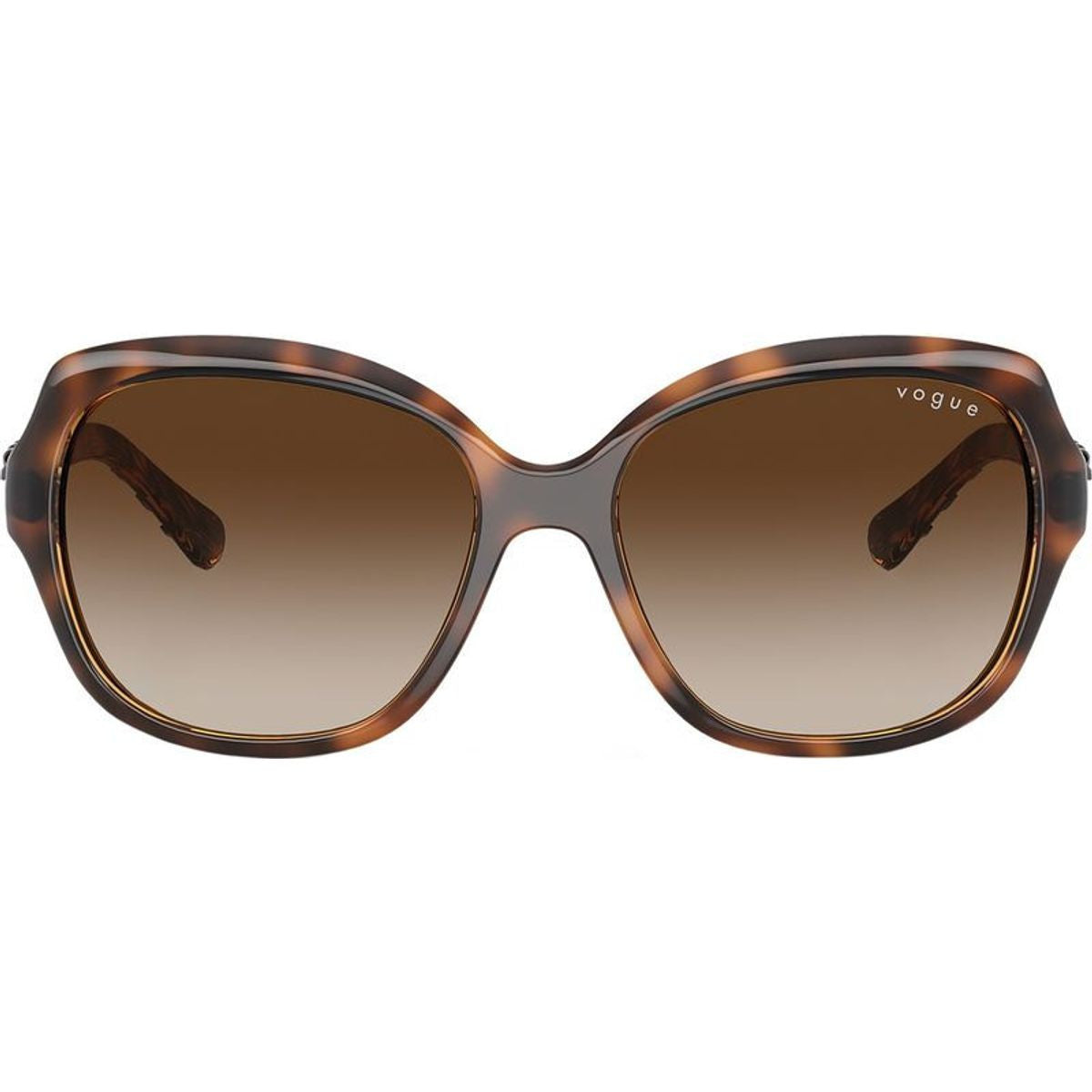 VO2871S, Striped Dark Havana/Brown Gradient Lenses
