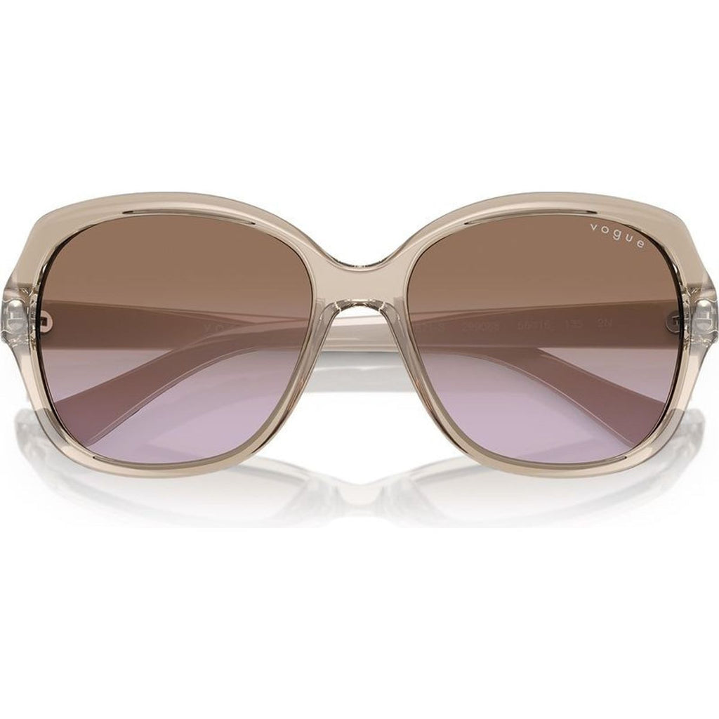 VO2871S, Transparent Light Brown/Brown Violet Gradient Lenses