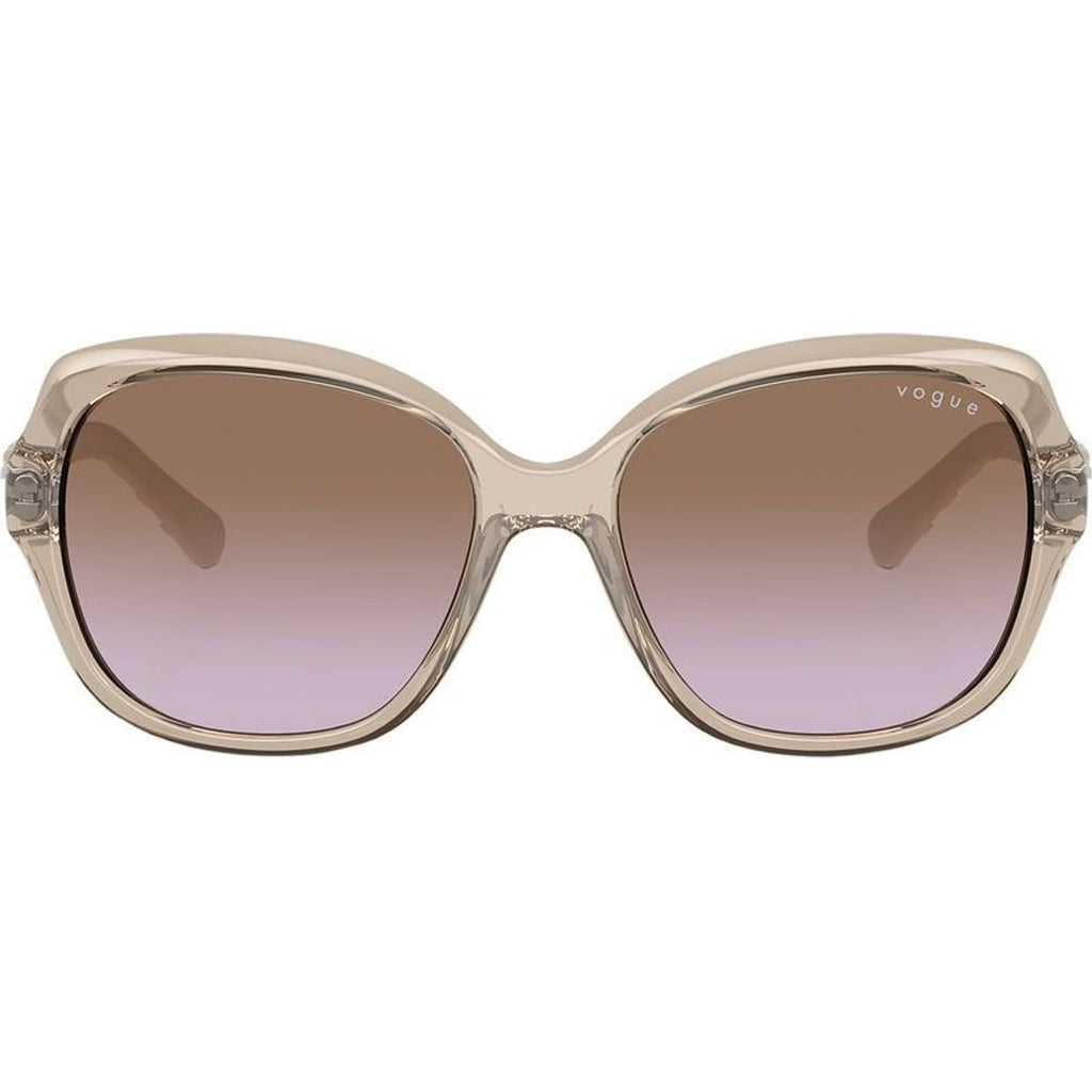 VO2871S, Transparent Light Brown/Brown Violet Gradient Lenses