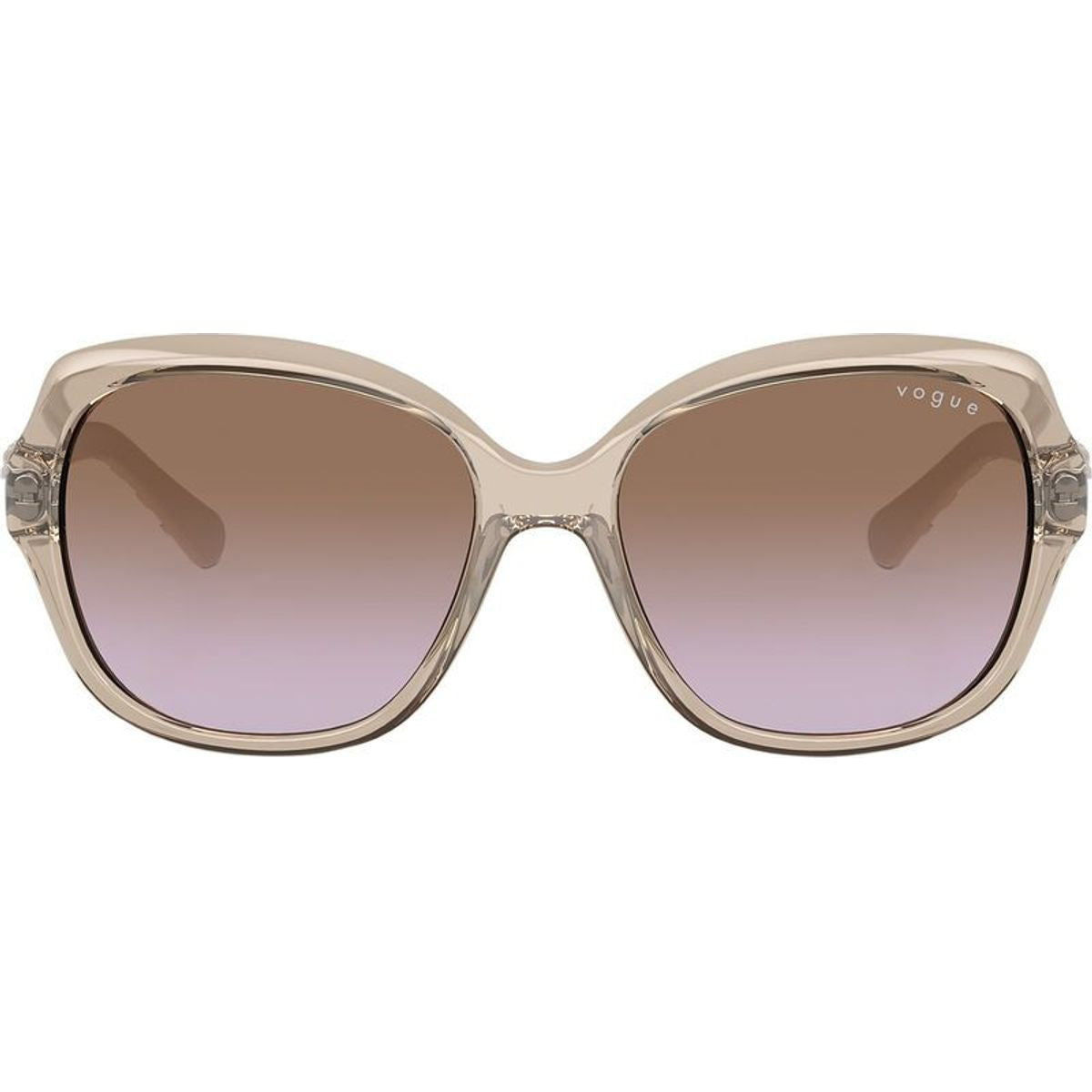 VO2871S, Transparent Light Brown/Brown Violet Gradient Lenses