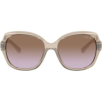 VO2871S, Transparent Light Brown/Brown Violet Gradient Lenses