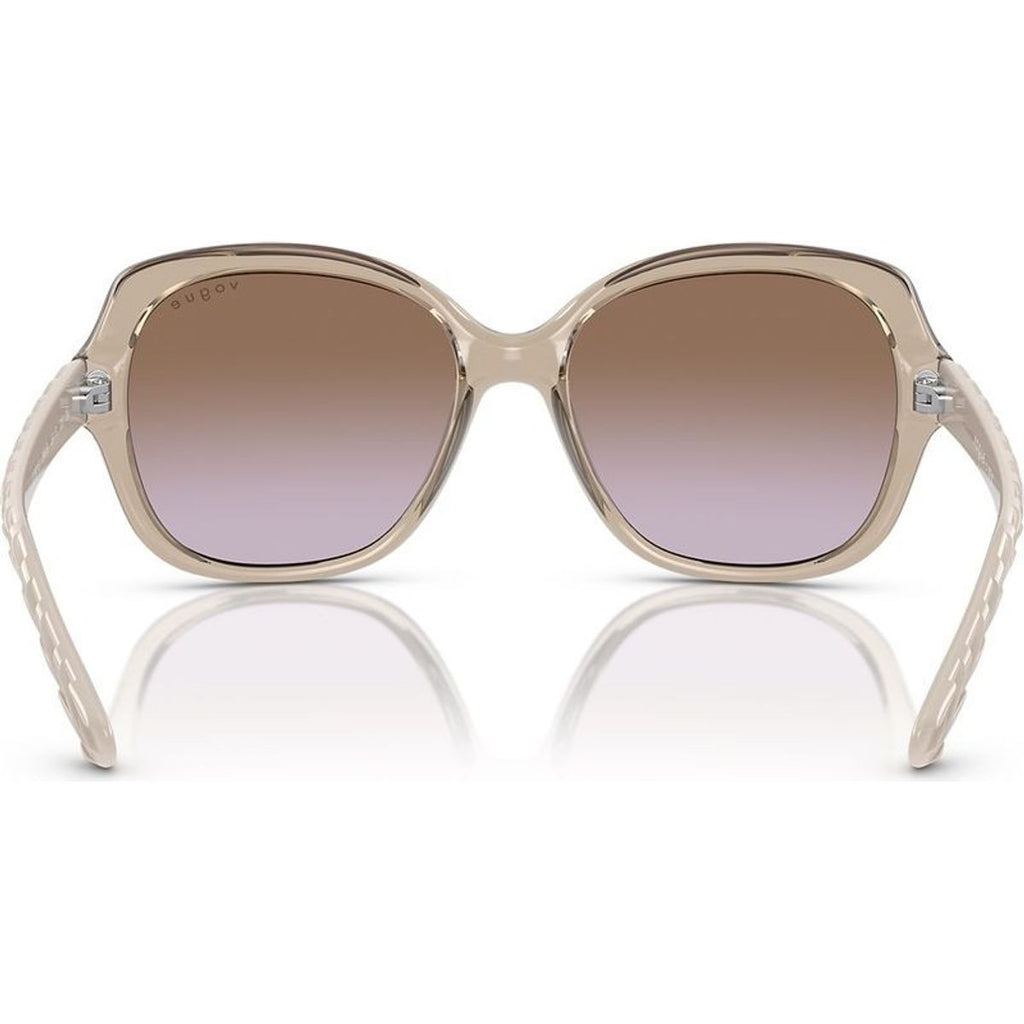 VO2871S, Transparent Light Brown/Brown Violet Gradient Lenses