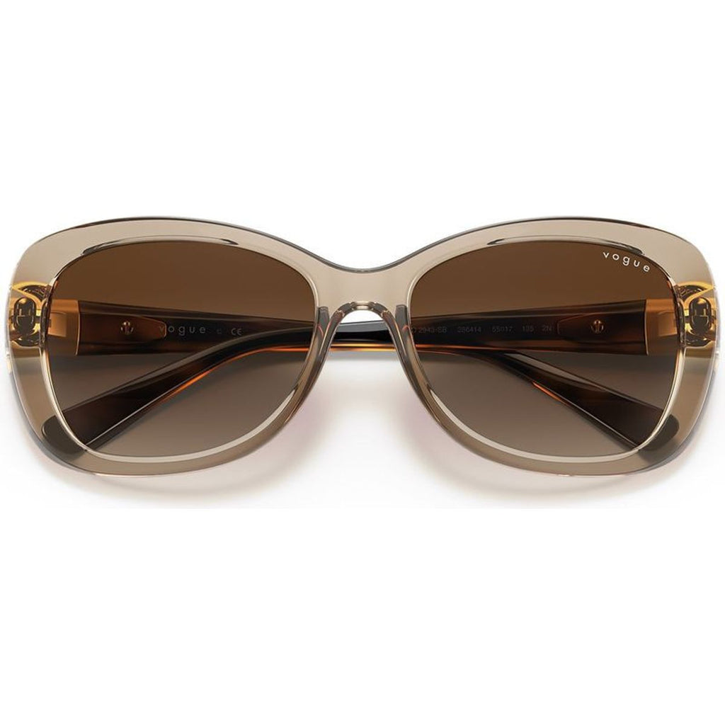 VO2943SB, Transparent Light Brown/Brown Gradient Lenses