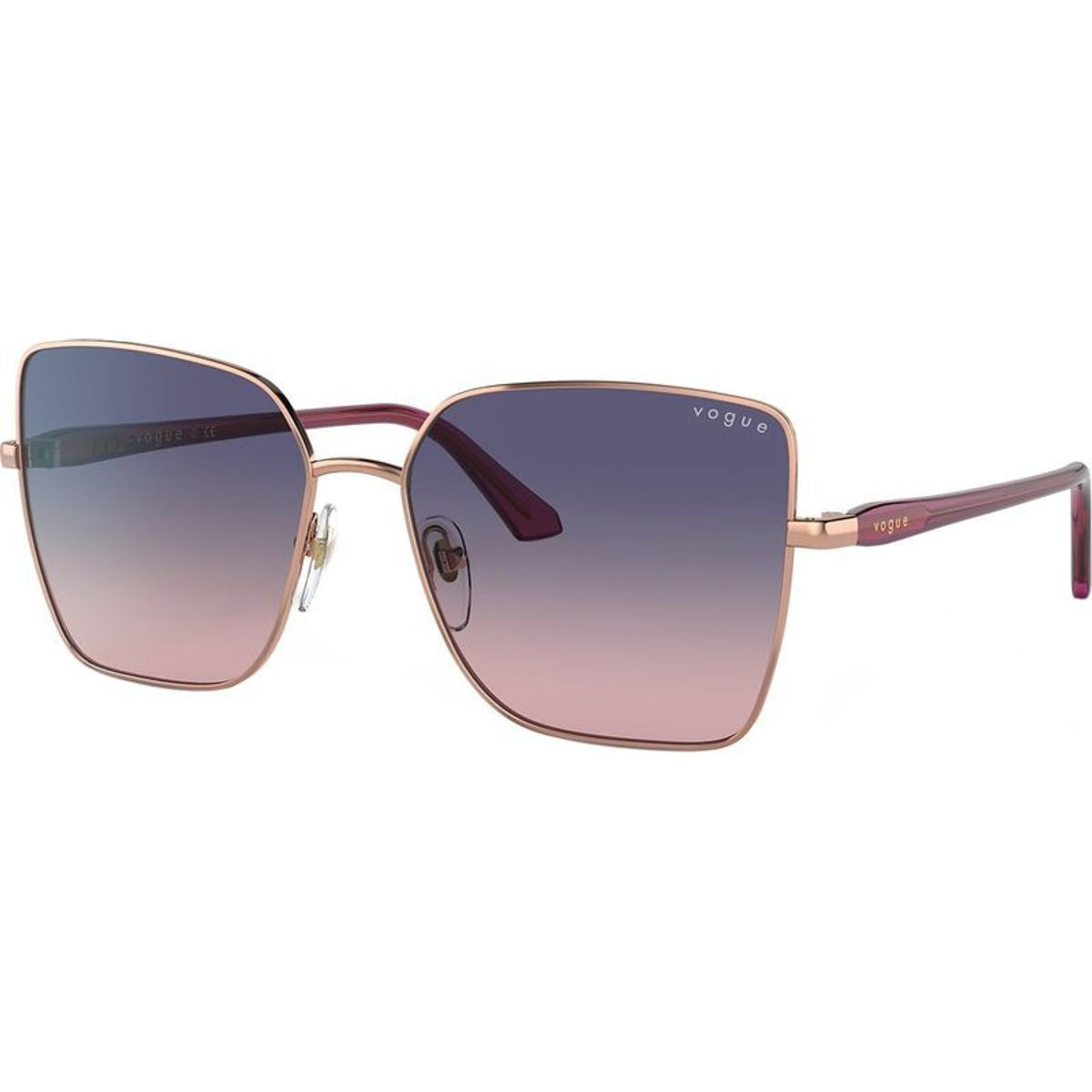 VO4199S, Pink Gold/Pink and Blue Gradient Lenses