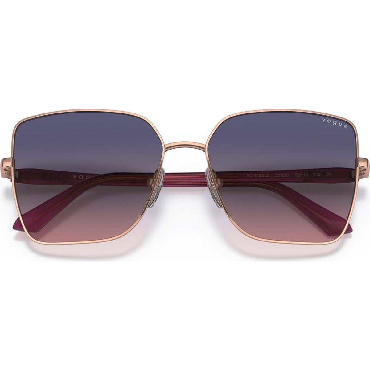 VO4199S, Pink Gold/Pink and Blue Gradient Lenses