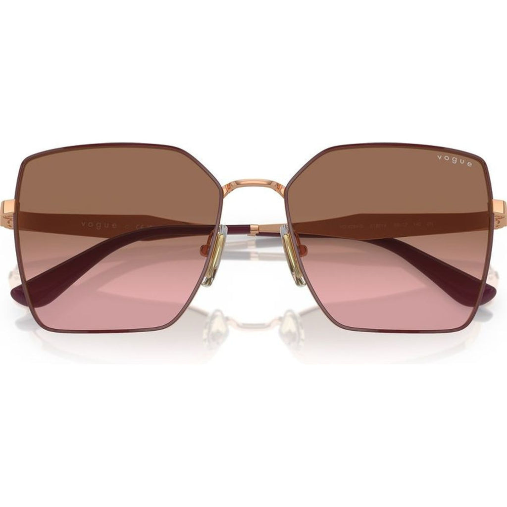 VO4284S, Top Bordeaux and Rose Gold/Brown Pink Gradient Lenses