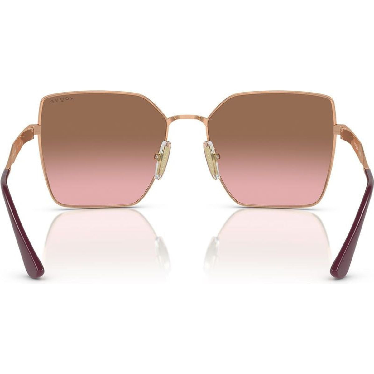 VO4284S, Top Bordeaux and Rose Gold/Brown Pink Gradient Lenses
